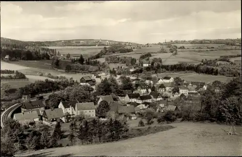 Ak Geising Altenberg im Erzgebirge, Totalansicht