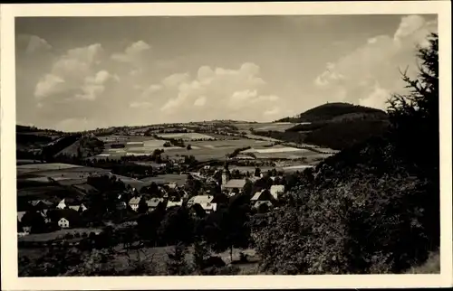 Ak Geising Altenberg im Erzgebirge, Totalansicht