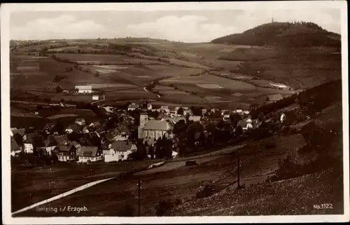 Ak Geising Altenberg im Erzgebirge, Totalansicht