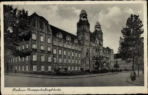 Ak Bochum im Ruhrgebiet, Knappschaftsgebäude