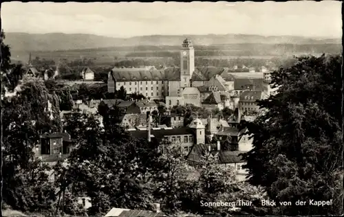 Ak Sonneberg in Thüringen, Blick von der Kappel