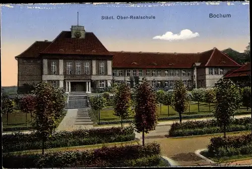 Ak Bochum im Ruhrgebiet, Städtische Ober-Realschule