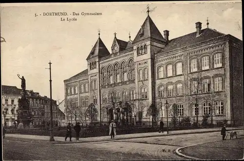 Ak Dortmund im Ruhrgebiet, Gymnasium