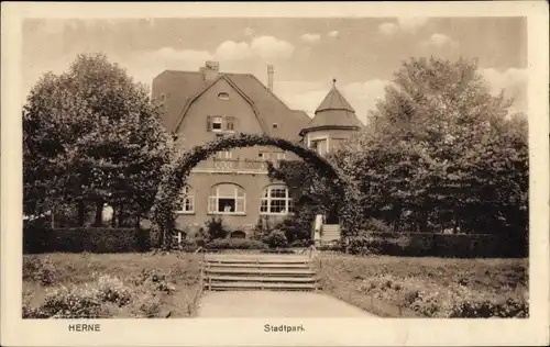 Ak Herne in Westfalen, Stadtpark