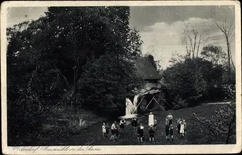 Ak Hövelhof in Westfalen, Staumühle an der Senne, Kinder