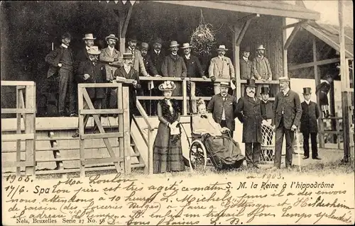 Ak Spa Wallonie Liège, SM Queen auf der Rennbahn