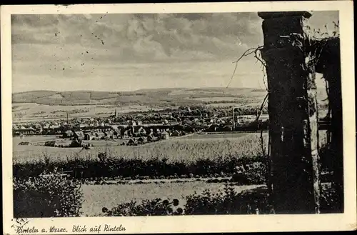 Ak Rinteln an der Weser, Totalansicht