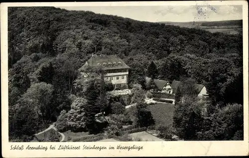 Ak Steinbergen Rinteln in Niedersachsen, Schloss Arensburg