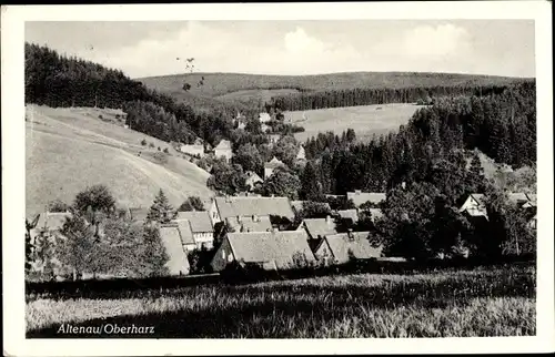 Ak Altenau Clausthal Zellerfeld im Oberharz, Panorama