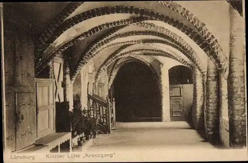 Ak Lüneburg in Niedersachsen, Kloster Lüne, Kreuzganz