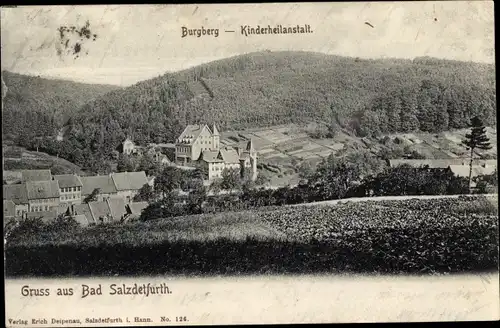 Ak Bad Salzdetfurth in Niedersachsen, Burgberg, Kinderheilanstalt