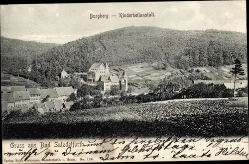Ak Bad Salzdetfurth in Niedersachsen, Burgberg, Kinderheilanstalt