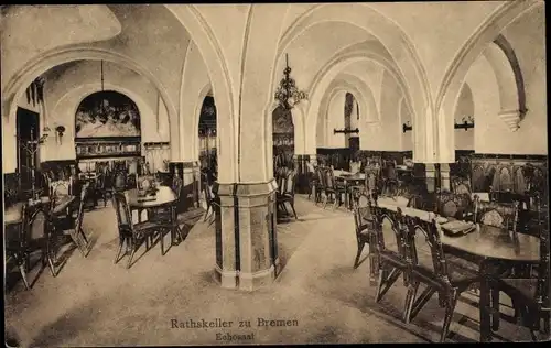Ak Hansestadt Bremen, Rathskeller, Echosaal