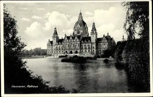 Ak Hannover in Niedersachsen, Rathaus