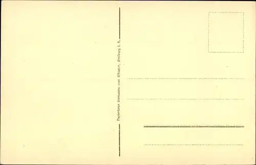 Ak Freiburg im Breisgau, Münsterportal, Passanten, Giebelhaus