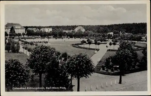 Ak Ostseebad Kühlungsborn, Karl-Marx-Platz