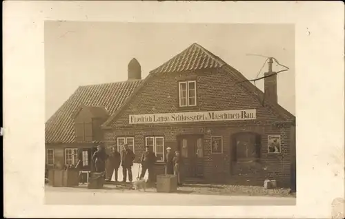 Foto Ak Bielefeld in Nordrhein Westfalen ?, Schlosserei Friedrich Lange, Maschinenbau