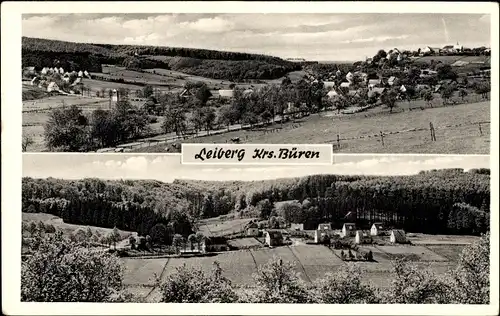 Ak Leiberg Bad Wünnenberg in Westfalen, Panorama