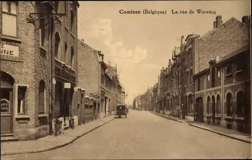 Ak Comines Wallonie Hennegau, Rue de Wervicq