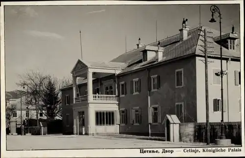 Ak Цетиње Cetinje Montenegro, Königl. Palais