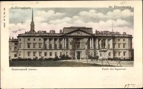 Ak Sankt Petersburg Russland, Palast des Genialen