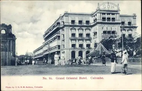 Ak Colombo Ceylon Sri Lanka, Grand Hotel Oriental