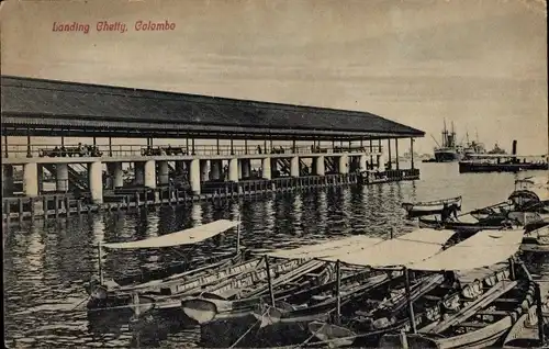 Ak Colombo Ceylon Sri Lanka, Landing Chetty