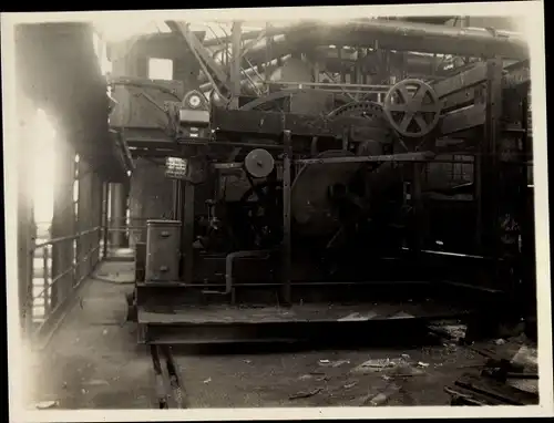 Foto Hamburg Mitte Grasbrook, Gaswerk im Bau, Baustelle, Firma Didier 1928