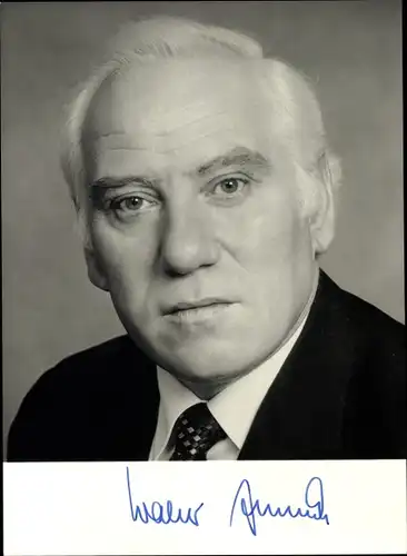 Ak Walter Arendt, Politiker, Portrait, Autogramm