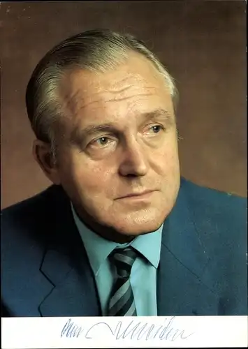 Ak Politiker Oscar Schneider, Portrait, Autogramm