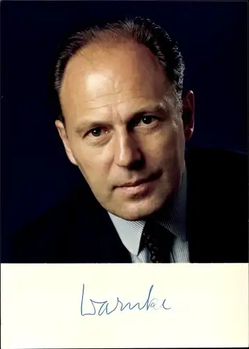 Ak Jürgen Warnke, Politiker, Portrait, Autogramm