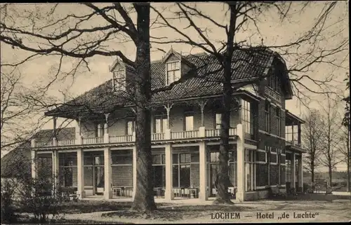 Ak Lochem Gelderland, Hotel de Luchte