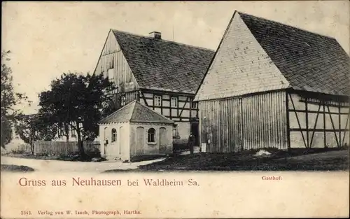 Ak Neuhausen Döbeln in Sachsen, Gasthof