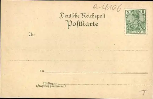 Litho Wettin Löbejün im Saalekreis, Büste Dr. Karl Loewe, Totalansicht