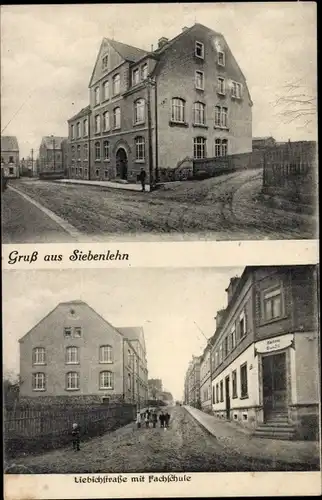 Ak Siebenlehn Großschirma in Sachsen, Liebichstraße, Fachschule