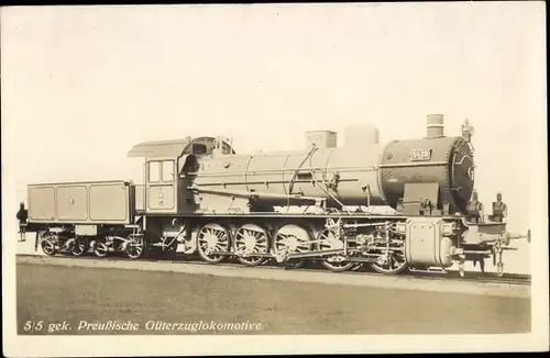 Ak Deutsche Eisenbahn, Dampflokomotive, 5/5 gek. Preuß. Güterzuglok, Erfurt 5428