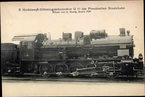 Ak Deutsche Eisenbahn, Güterzugslokomotive, Preußische Staatsbahn, Dampflok S 480