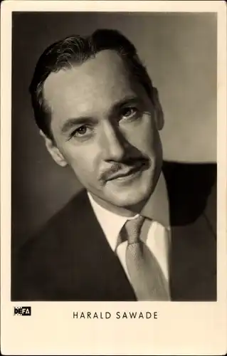 Ak Schauspieler Harald Sawade, Portrait