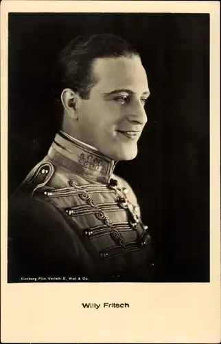 Ak Schauspieler Willy Fritsch, Portrait, Uniform