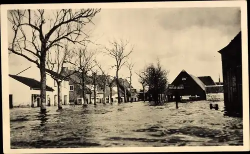 Ak Walcheren Zeeland, Watersnood