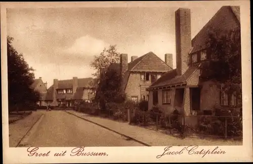 Ak Bussum Nordholland Niederlande, Jacob Catsplein