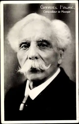 Ak Komponist Gabriel Fauré, Portrait
