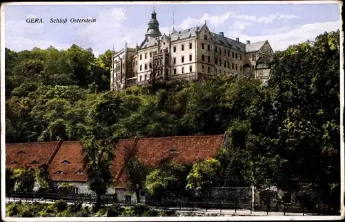 Ak Gera in Thüringen, Schloss Osterstein