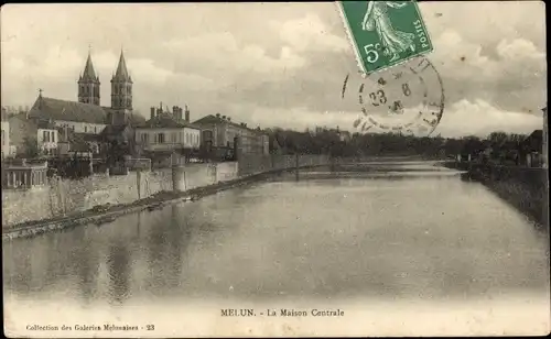 Ak Melun Seine et Marne, Das Zentralhaus