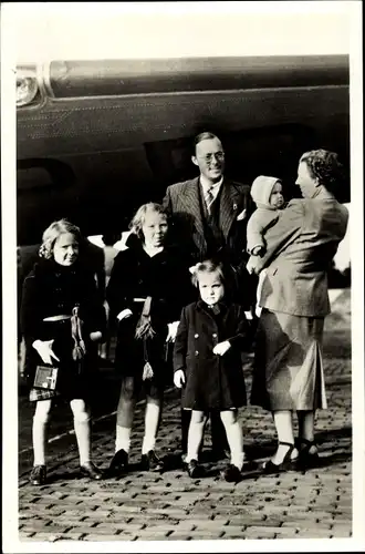 Ak Niederländisches Königshaus, Juliana der Niederlande, Prinz Bernhard, Soesterberg 1948