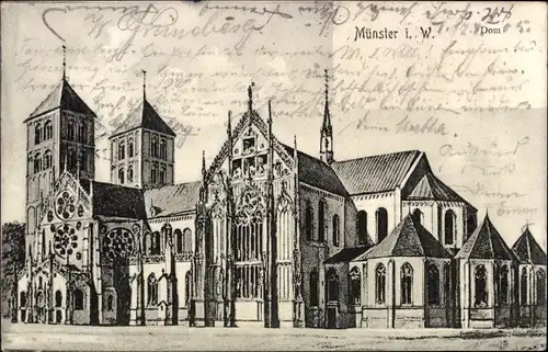 Ak Münster in Westfalen, Dom