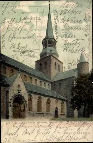 Ak Hildesheim in Niedersachsen, Michaeliskirche