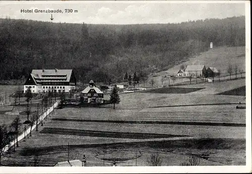 Ak Rehefeld Zaunhaus Altenberg im Erzgebirge, Grenzbaude