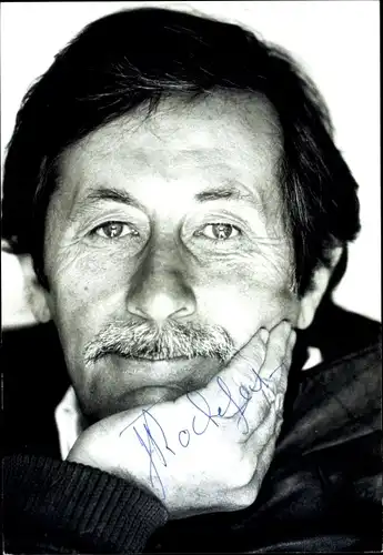Foto Schauspieler Jean Rochefort, Portrait, Autogramm