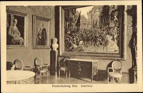 Ak Hillerød Hilleröd Dänemark, Frederiksborg Schloss